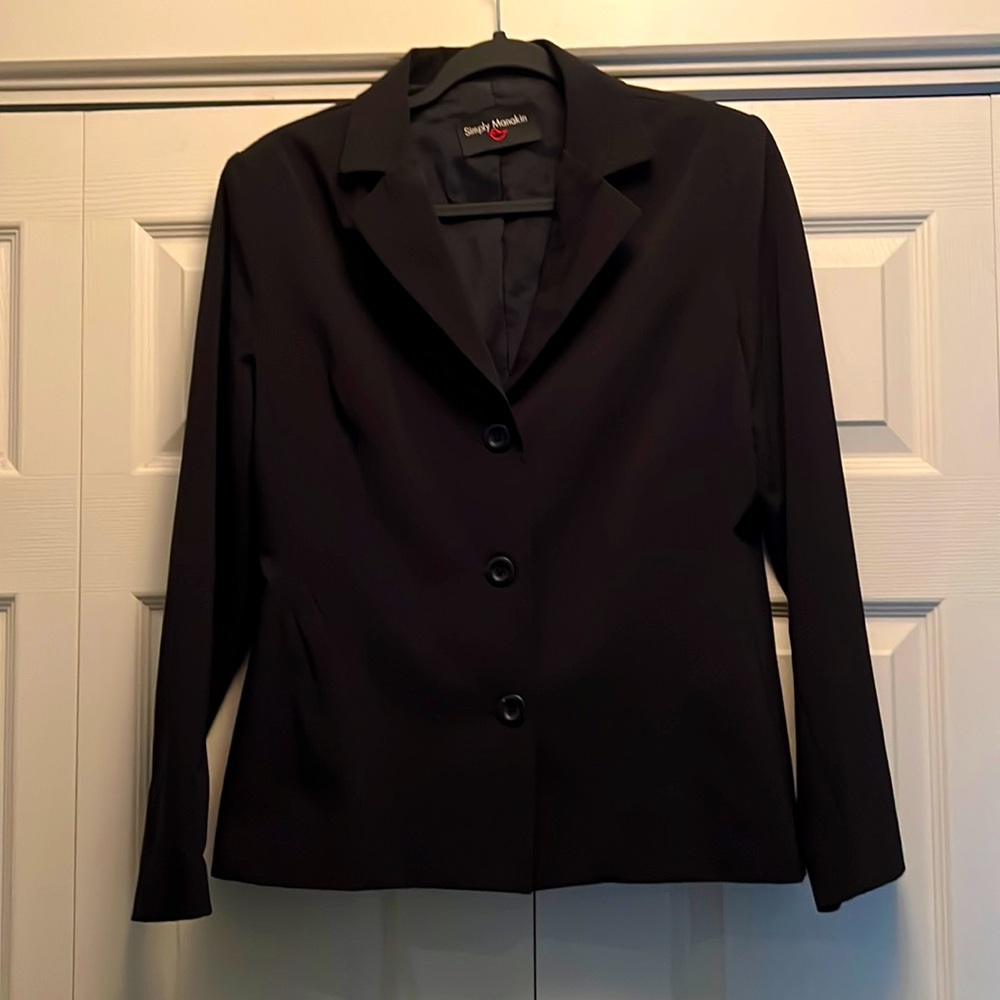 Simple Black Blazer